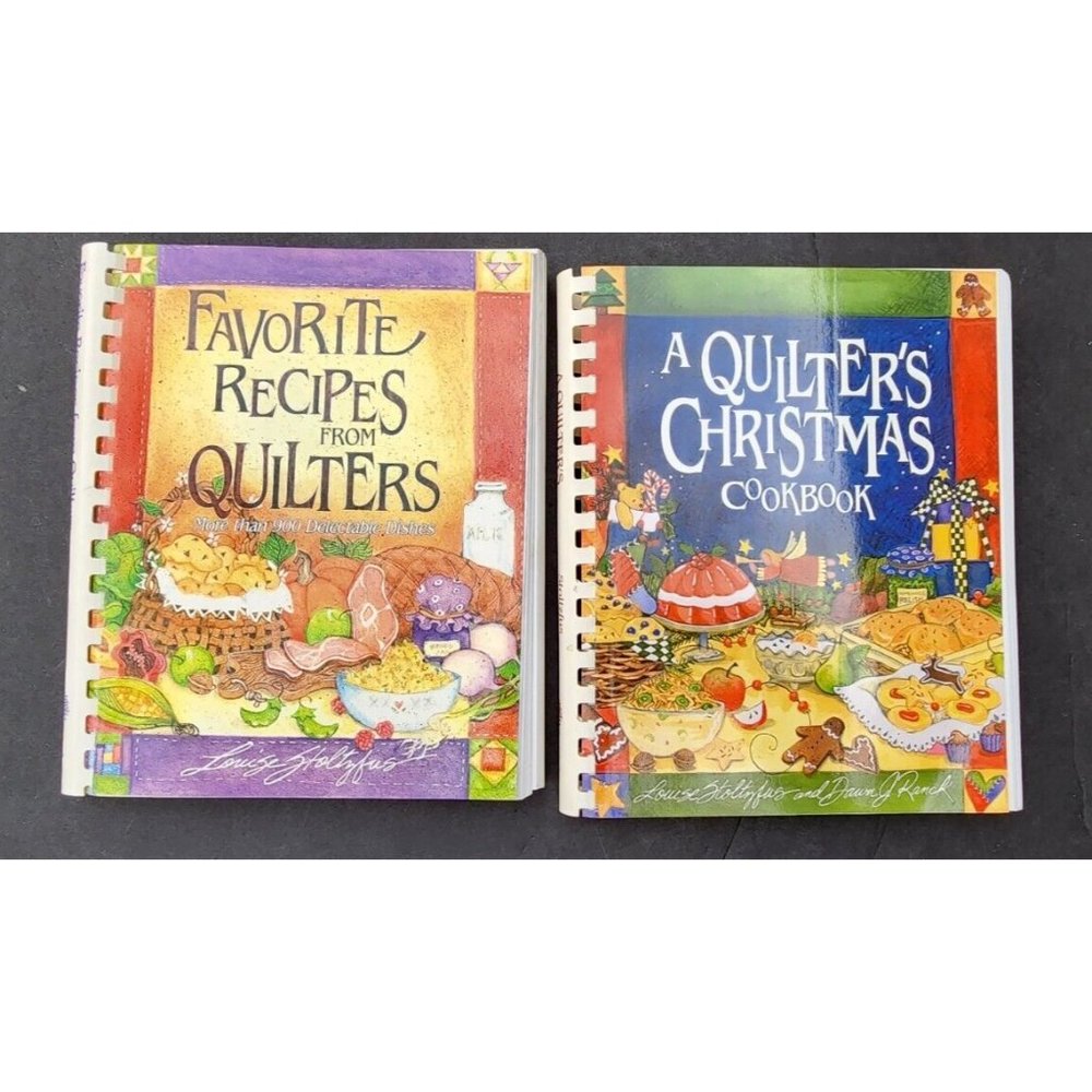 2 Quilters Cookbook Christmas & Favorite Recipes Stoltzfus